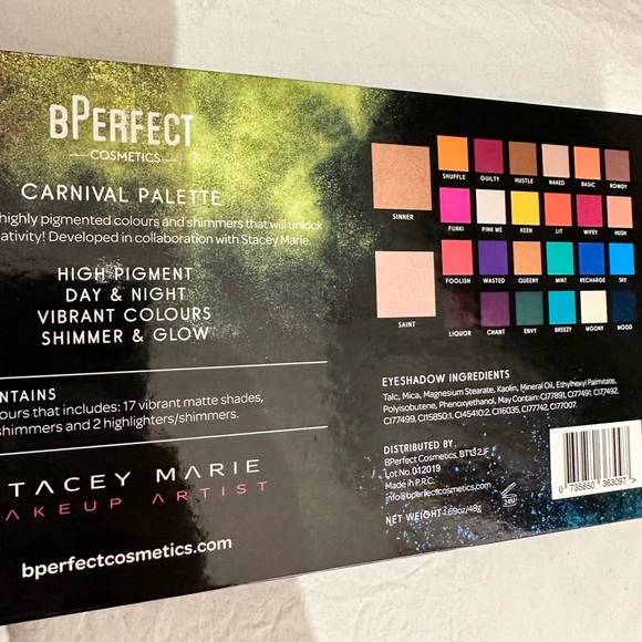 BPerfect X Stacey Marie Limited Carnival Eyeshadow Palette - Picture 4 of 4